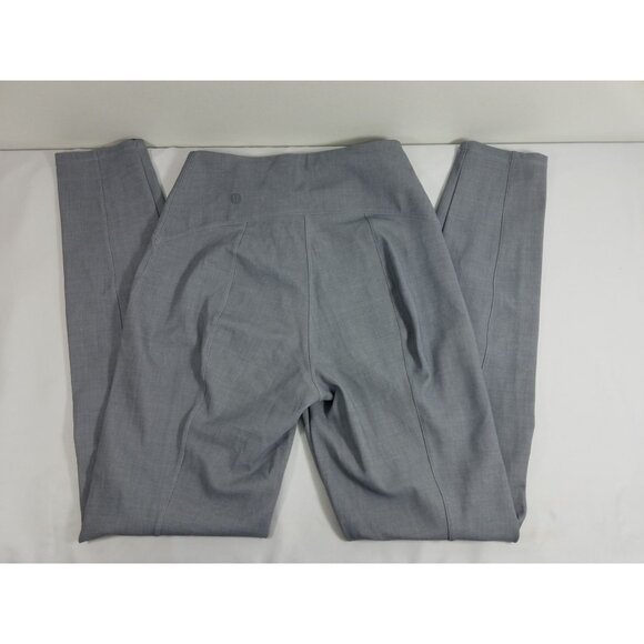 Lululemon Here To There High-Rise Size 4 Pants Light Gray 7/8 length Stretch - Picture 4 of 7